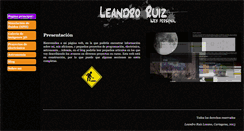 Desktop Screenshot of leandroruiz.com