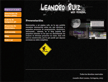 Tablet Screenshot of leandroruiz.com